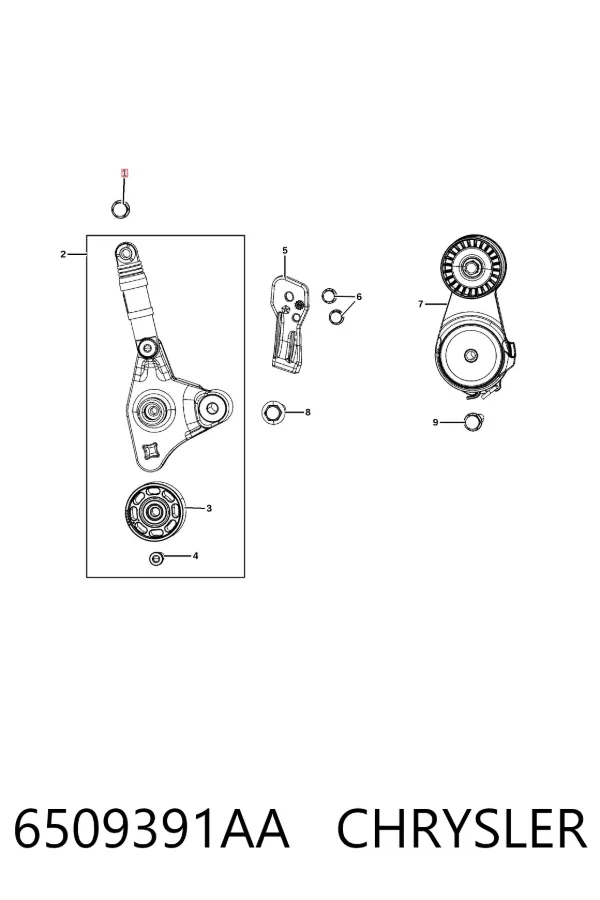  6509391AA Chrysler