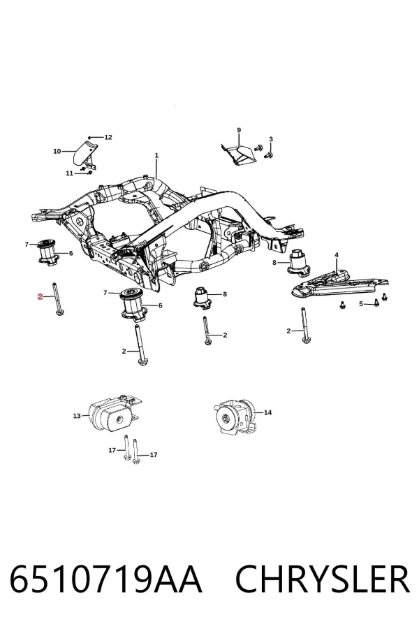  6510719AA Chrysler