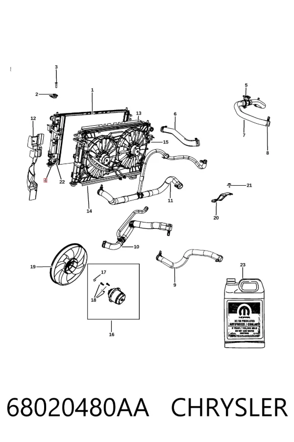 68020480AA Chrysler