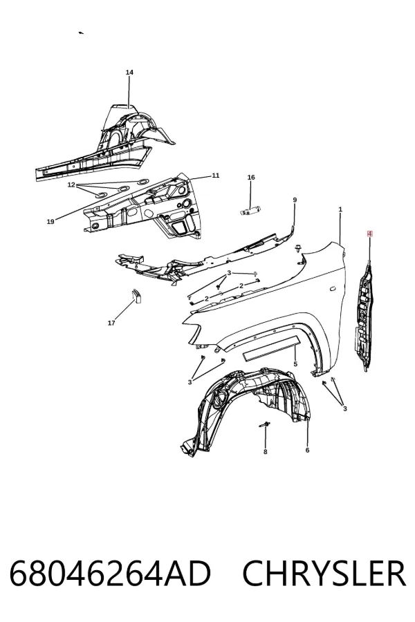  68046264AD Chrysler