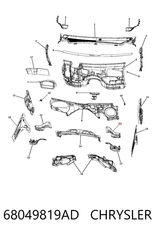  68049819AD Chrysler