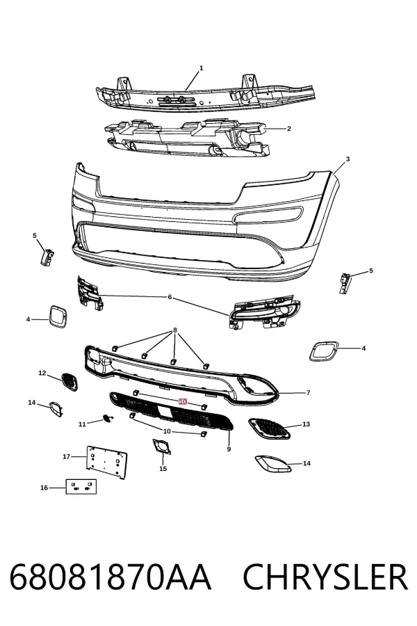  68081870AA Chrysler
