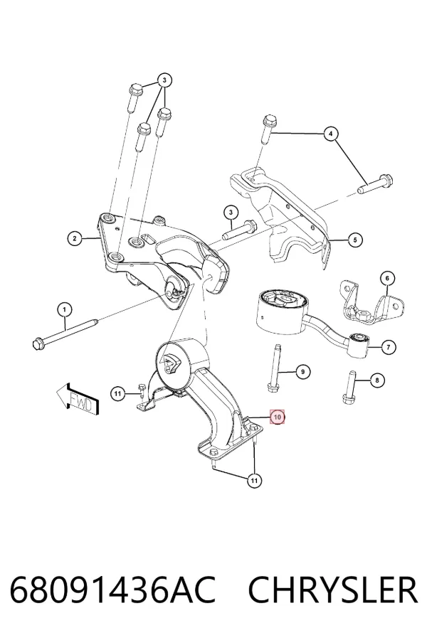  68091436AC Chrysler
