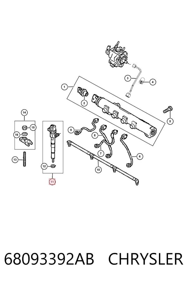  68093392AB Chrysler