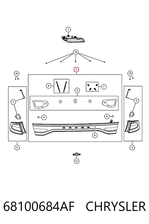  68100684AF Chrysler