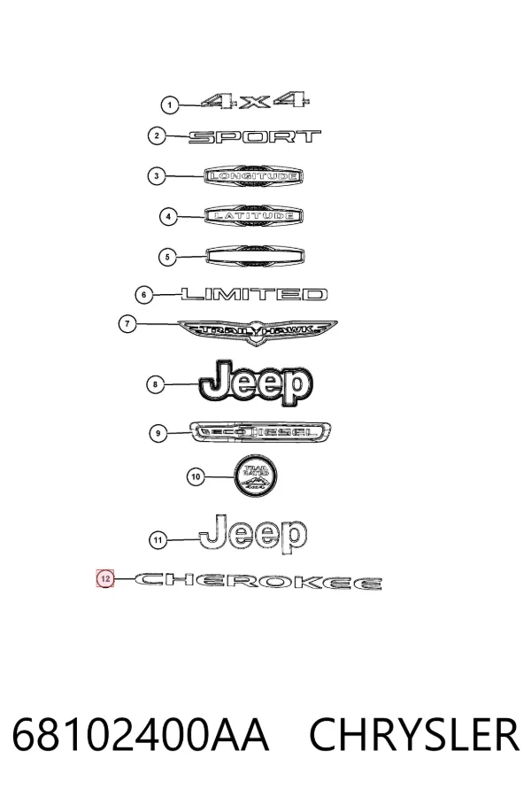  68102400AA Chrysler