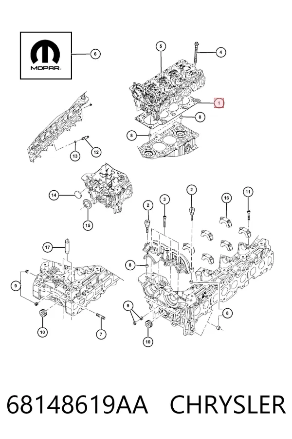  68148619AA Chrysler