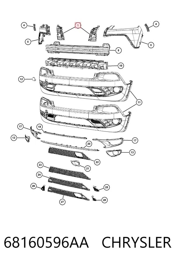  68160596AA Chrysler