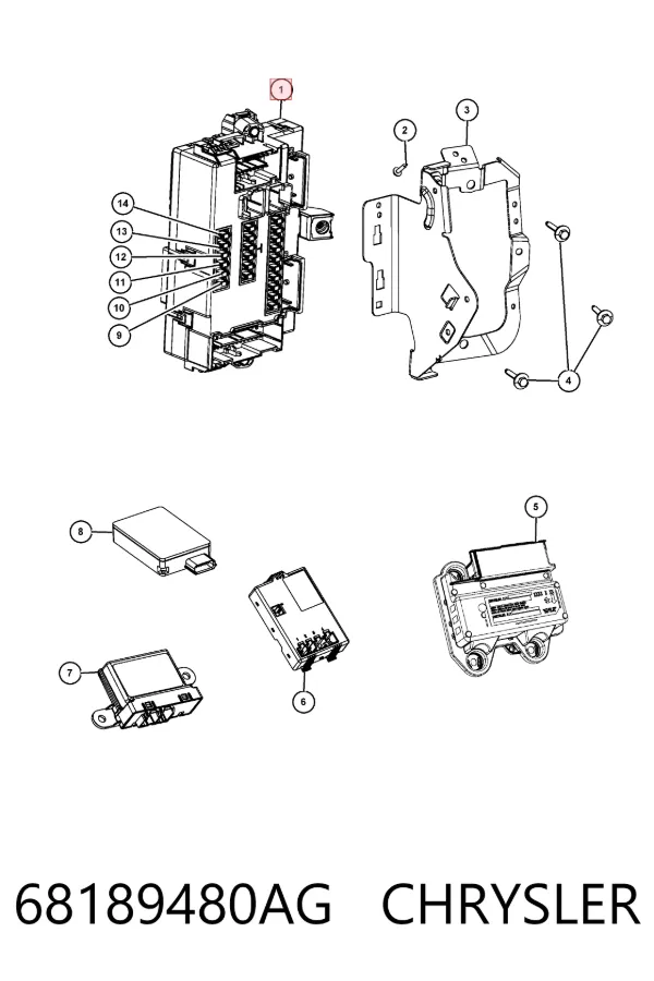  68189480AG Chrysler