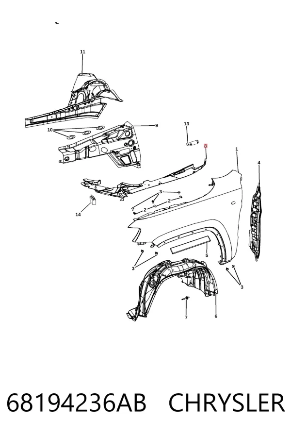  68194236AB Chrysler