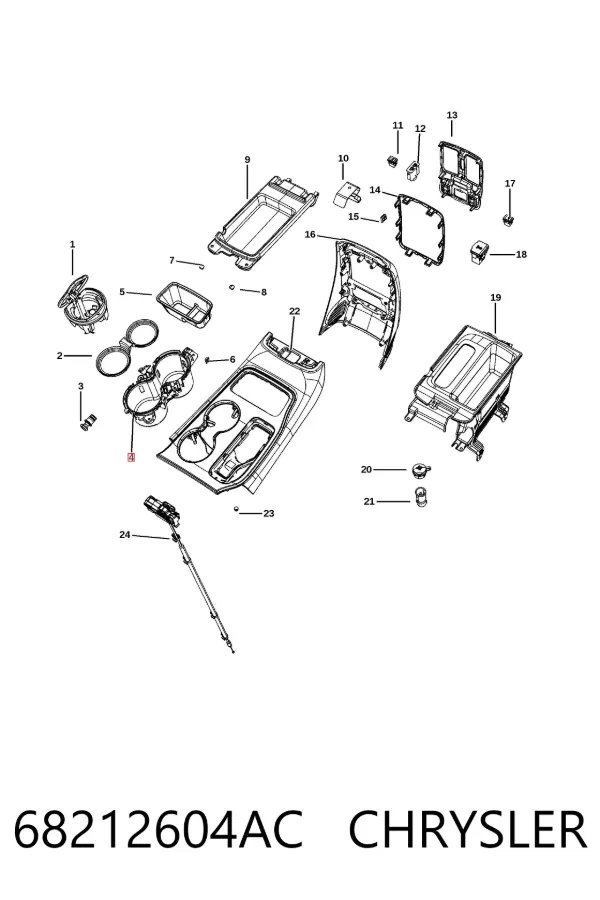  68212604AC Chrysler