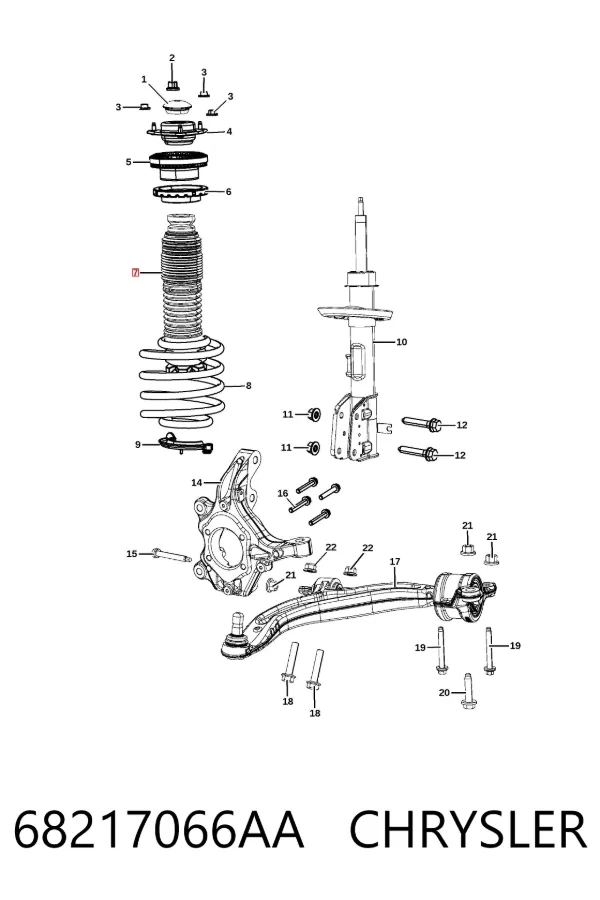  68217066AA Chrysler