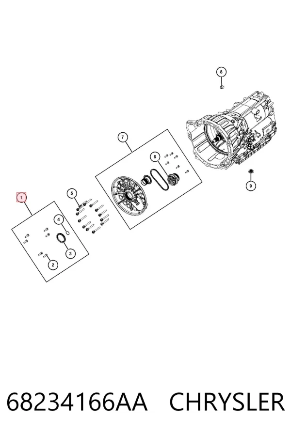  68234166AA Chrysler