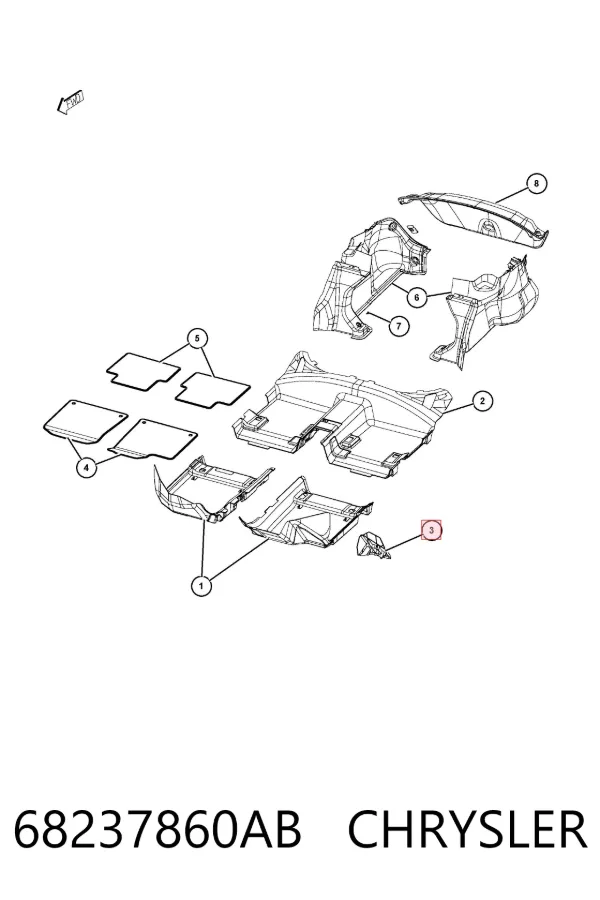  68237860AB Chrysler