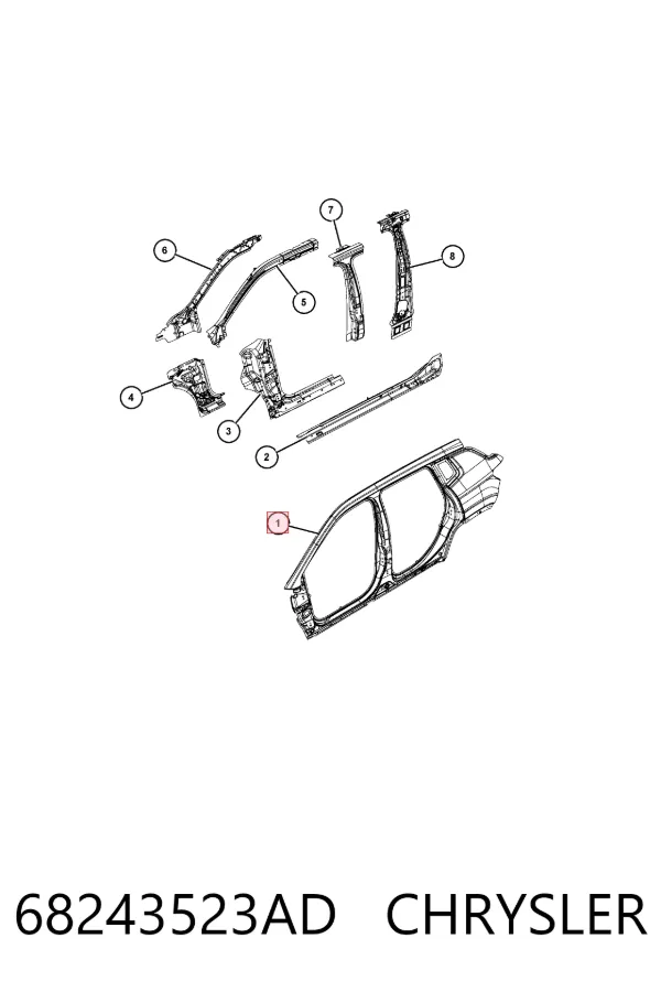  68243523AD Chrysler