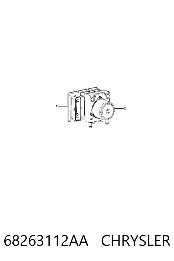 Блок АБС K68372722AA Fiat/Alfa/Lancia