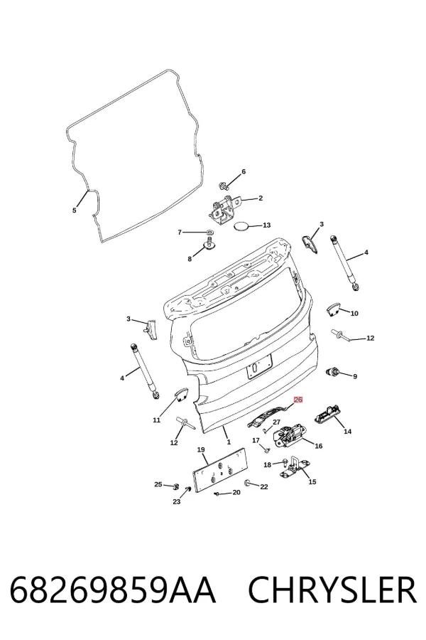  68269859AA Chrysler