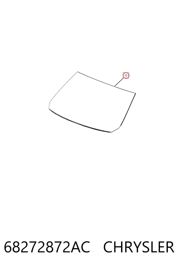 Лобове скло 68272872AC Chrysler