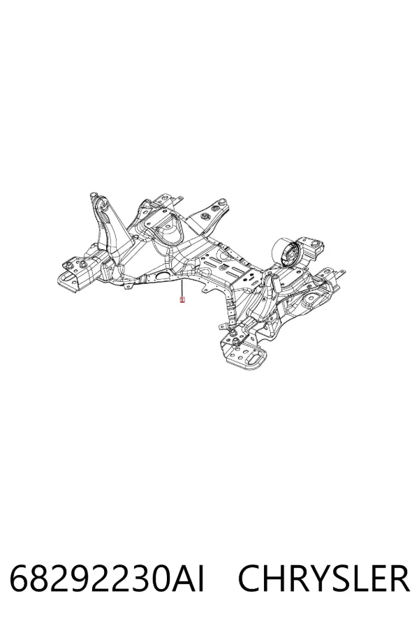 Підрамник передній 68292230AI Chrysler