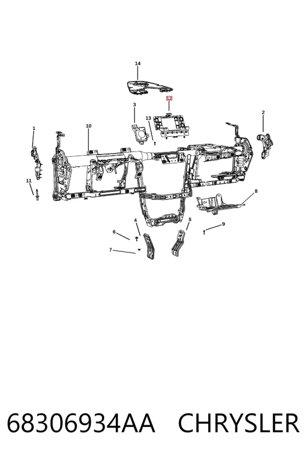  68306934AA Chrysler