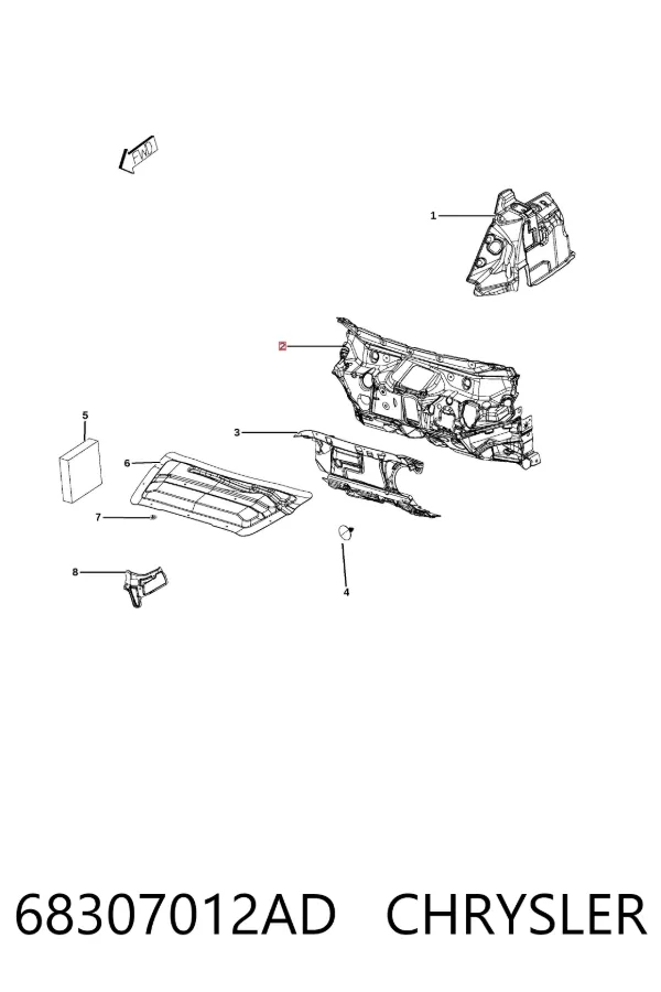 68307012AD Chrysler