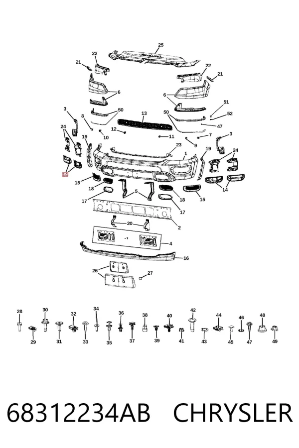  68312234AB Chrysler