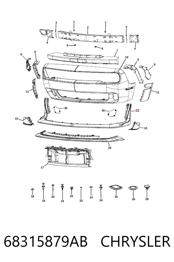 68315879AB Chrysler