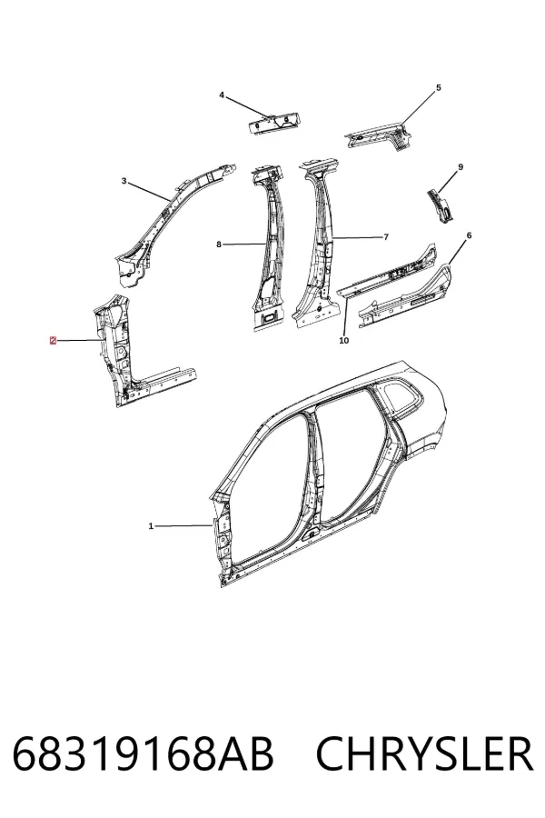  68319168AB Chrysler