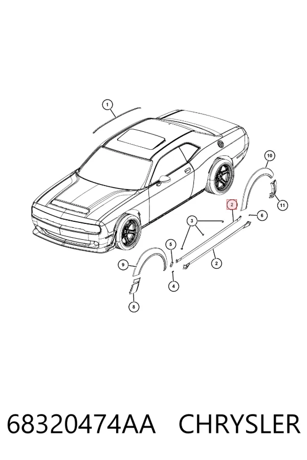  68320474AA Chrysler