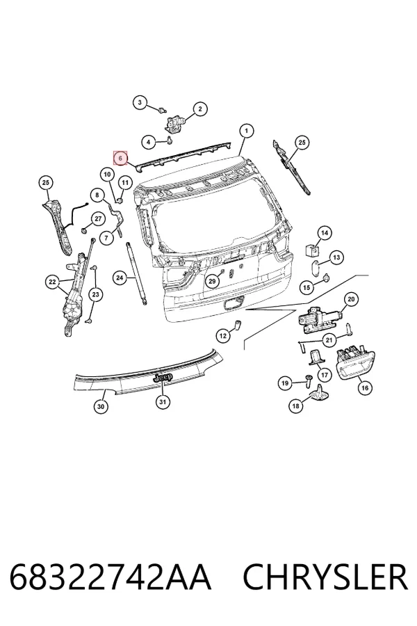  68322742AA Chrysler