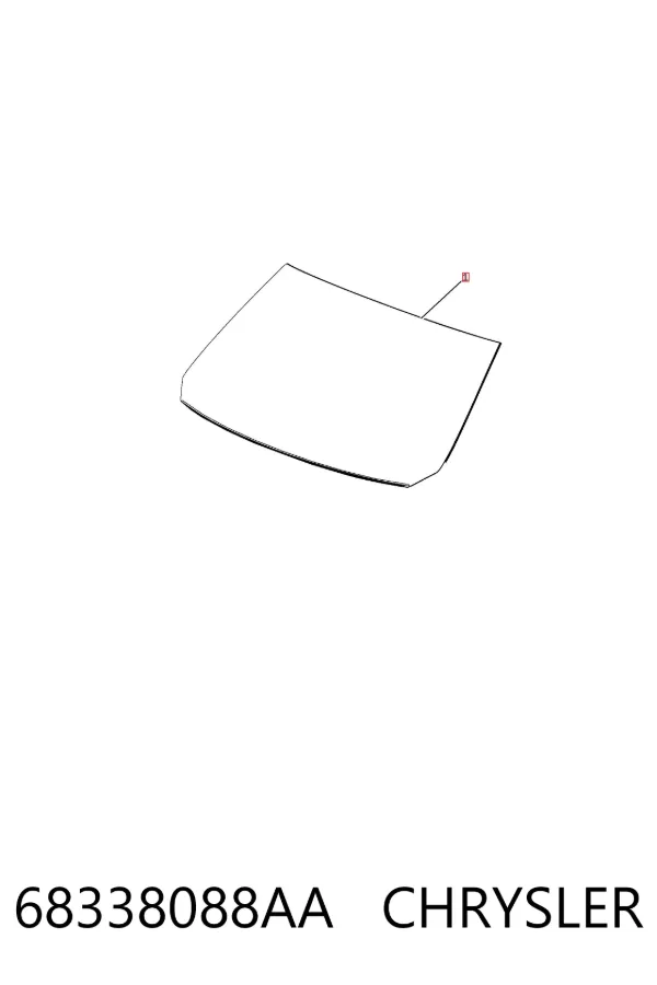Лобове скло 68338088AA Chrysler