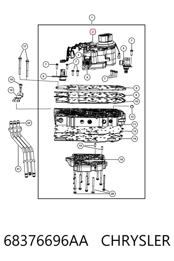 Соленоїд АКПП 68376696AA Chrysler