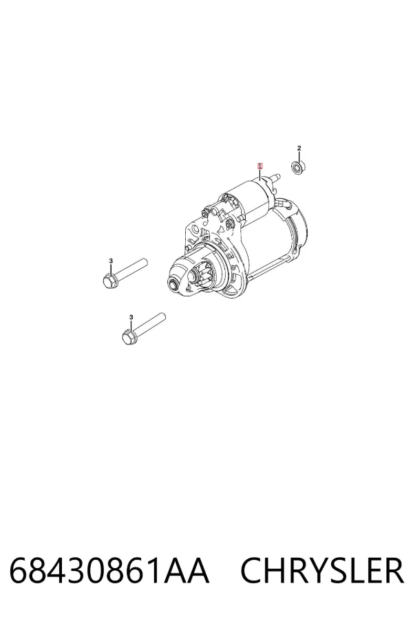 Стартер 68430861AA Chrysler