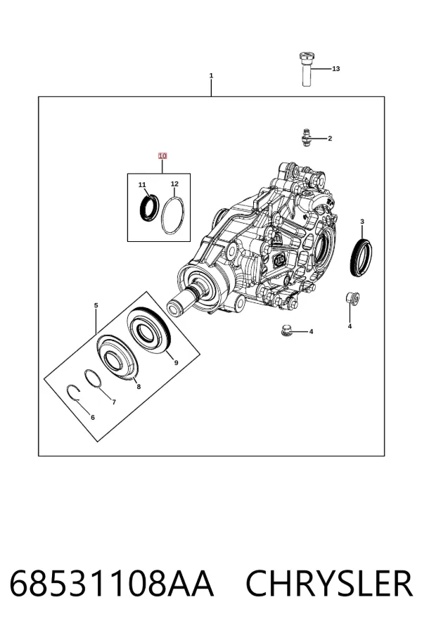  68531108AA Chrysler