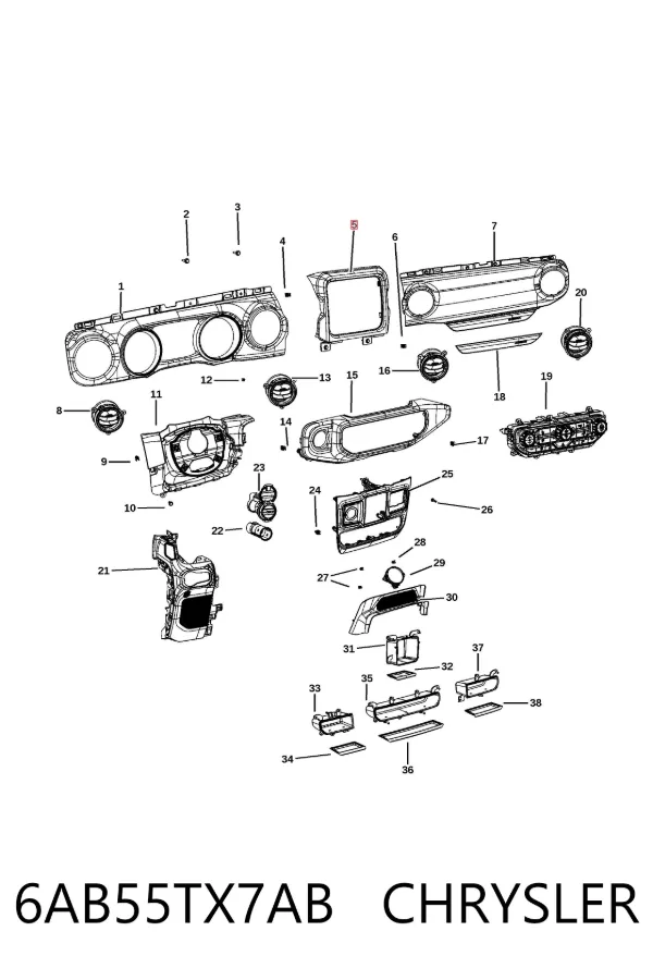  6AB55TX7AB Chrysler