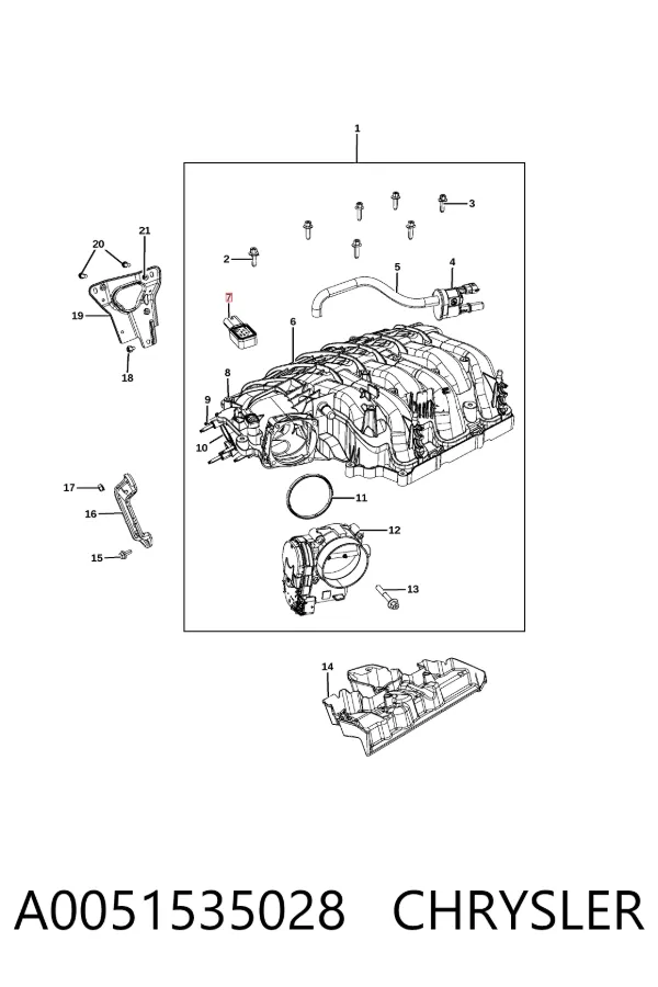 МАП Сенсор A0051535028 Chrysler