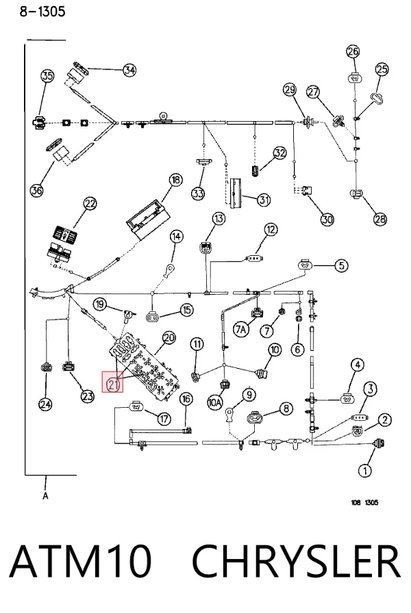 Запобіжник ATM10 Chrysler