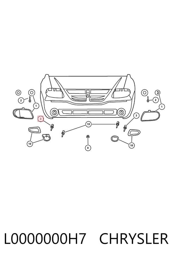 Лампочка галогенна L0000000H7 Chrysler