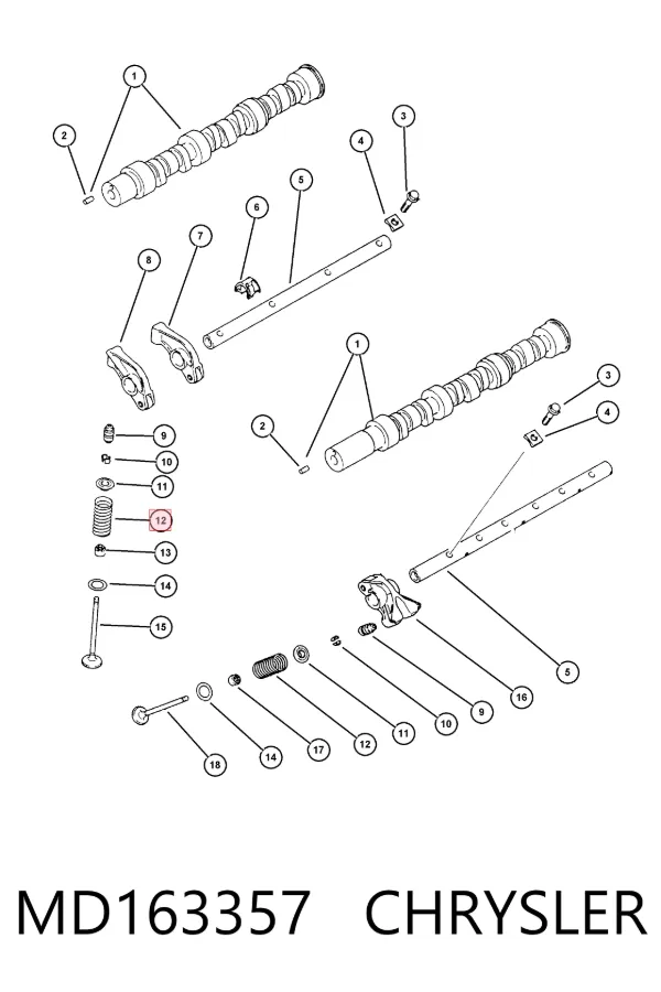  MD163357 Chrysler
