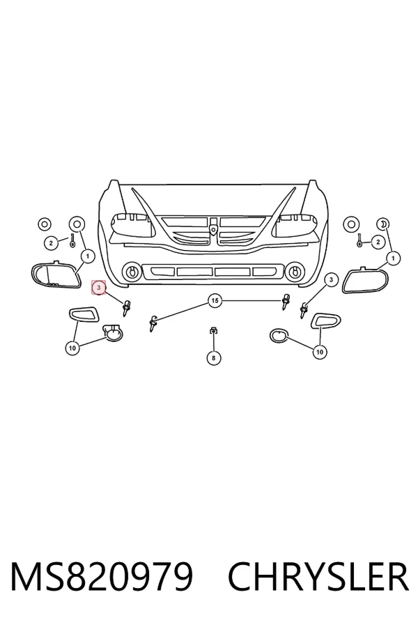 Лампочка галогенна MS820979 Chrysler