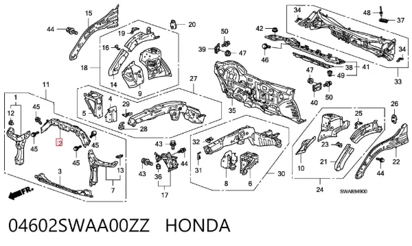  04602SWAA00ZZ Honda