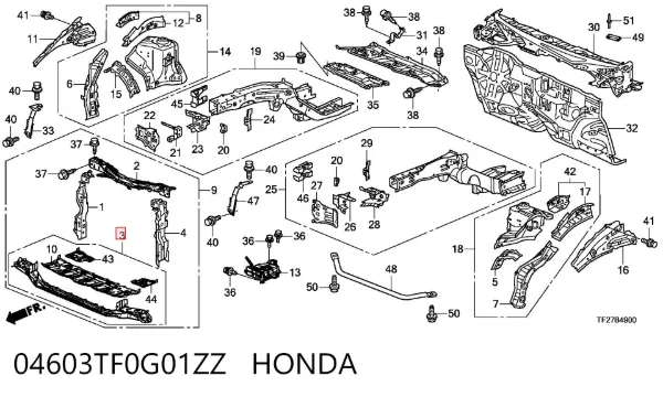 04603TF0G01ZZ Honda