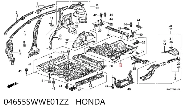  04655SWWE01ZZ Honda