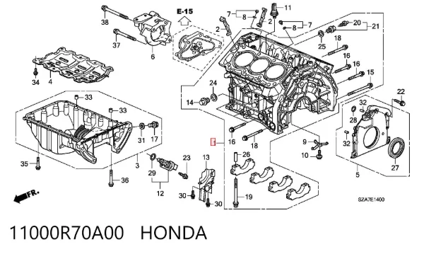  11000R70A00 Honda