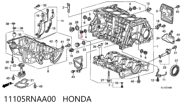  11105RNAA00 Honda