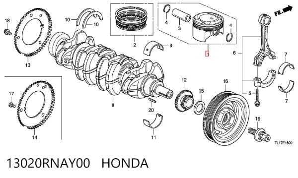  13020RNAY00 Honda