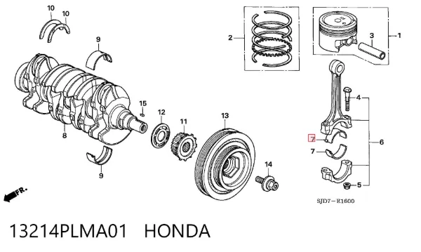  13214PLMA01 Honda