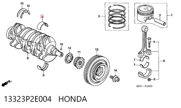  13323P2E004 Honda
