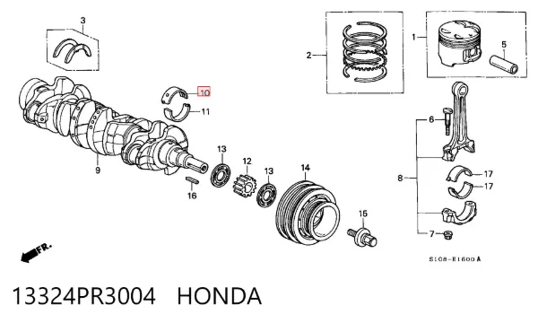  13324PR3004 Honda