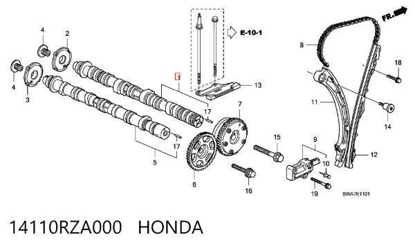  14110RZA000 Honda
